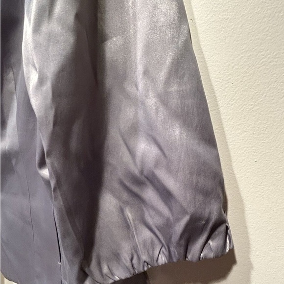 Chico's Silver Satin Blouse - Picture 6 of 8